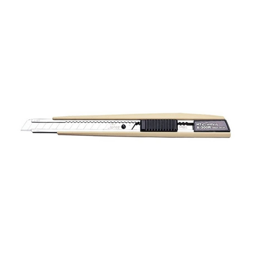 Beige Plastic Handle Utility Knife (60°angle)